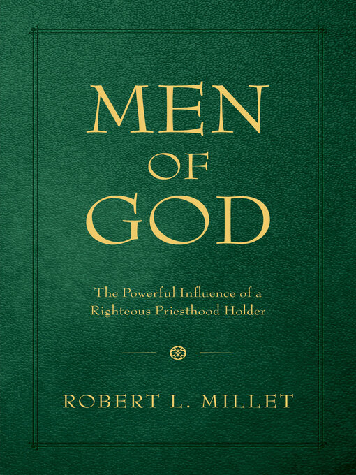 Title details for Men of God by Robert L. Millet - Wait list
